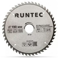 Диск пильный по дереву RUNTEC (190х30 мм 48T)