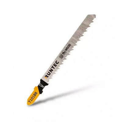 Пилки для лобзика по дереву RUNTEC T 101 BR, HCS, 5 шт
