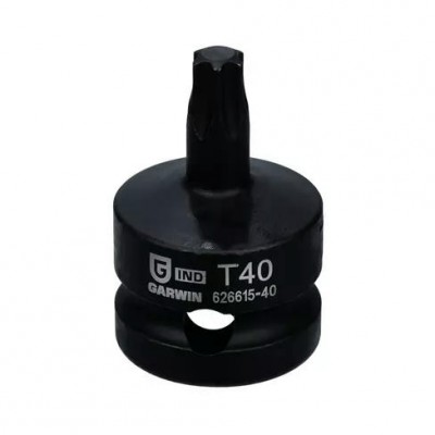 Головка торцевая ударная TORX 1/2" T40 L=38,1 мм  GARWIN INDUSTRIAL 626615-40