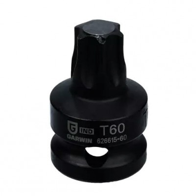 Головка торцевая ударная TORX 1/2" T60 L=38,1 мм  GARWIN INDUSTRIAL 626615-60