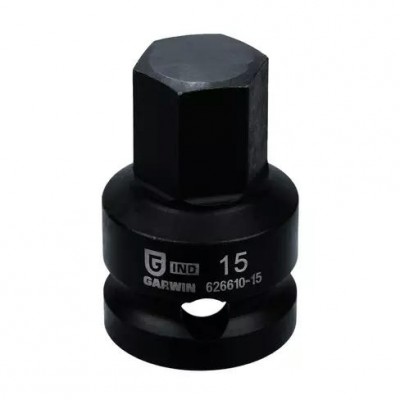 Головка торцевая ударная HEX 1/2" 15 мм L=38,1 мм  GARWIN INDUSTRIAL 626610-15