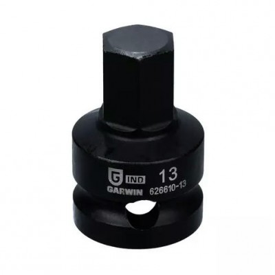 Головка торцевая ударная HEX 1/2" 13 мм L=38,1 мм  GARWIN INDUSTRIAL 626610-13