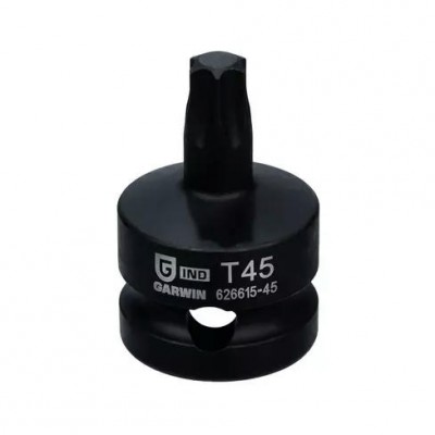 Головка торцевая ударная TORX 1/2" T45 L=38,1 мм  GARWIN INDUSTRIAL 626615-45