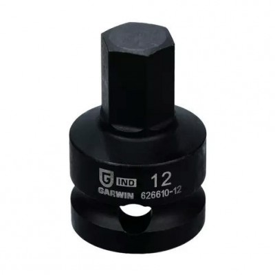 Головка торцевая ударная HEX 1/2" 12 мм L=38,1 мм  GARWIN INDUSTRIAL 626610-12