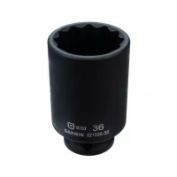 Головка торцевая ударная глубокая 1/2" 12 гр. 36 мм Головка торцевая ударная глубокая 1/2" 12 гр. 36 мм