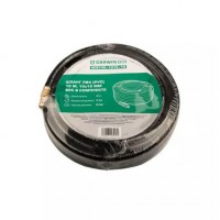 Шланг ПВХ (PVC) 10*15, 10 м, черный, БРС в комплекте