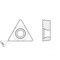 Пластина токарная для получист./получерн. обработки углеродистых и легированных сталей