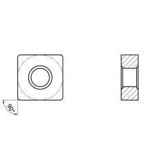 Пластина токарная для чистовой обработки нержавеющих сталей