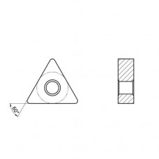 Пластина токарная для черновой обработки чугуна