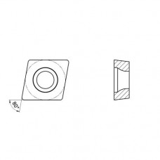 Пластина токарная для черновой обработки чугуна