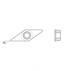 Пластина токарная для получист./получерн. обработки нержавеющих сталей и жаропрочных сплавов