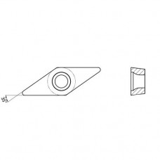Пластина токарная для чистовой обработки алюминиевых и медных сплавов, цветных металлов