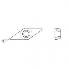 Пластина токарная для получист./получерн. обработки алюминиевых и медных сплавов, цветных металлов