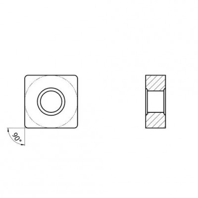 Пластина токарная для черновой обработки чугуна