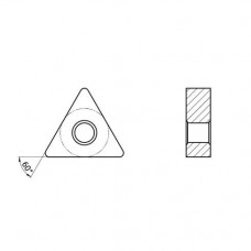 Пластина токарная для получист./получерн. обработки нержавеющих сталей и жаропрочных сплавов Пластина токарная для получист./получерн. обработки нержавеющих сталей и жаропрочных сплавов