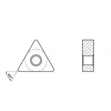 Пластина токарная для тяжелой черновой обработки углеродистых и легированных сталей