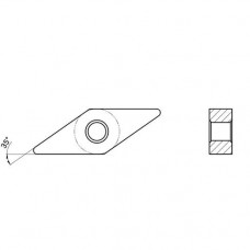 Пластина токарная для получист./получерн. обработки углеродистых сталей и чугуна