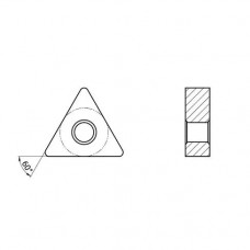 Пластина токарная для получист./получерн. обработки углеродистых и легированных сталей