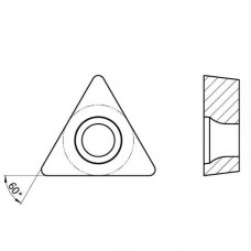 Пластина токарная для чистовой обработки жаропрочных сплавов