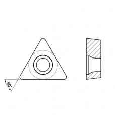 Пластина токарная для чистовой обработки универсальный сплав
