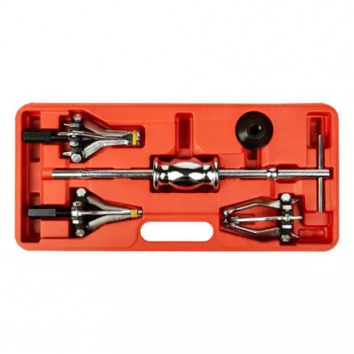 Набор универсальных съёмников 3-х лапых с обратным молотком, 5 пр Набор универсальных съёмников 3-х лапых с обратным молотком, 5 пр