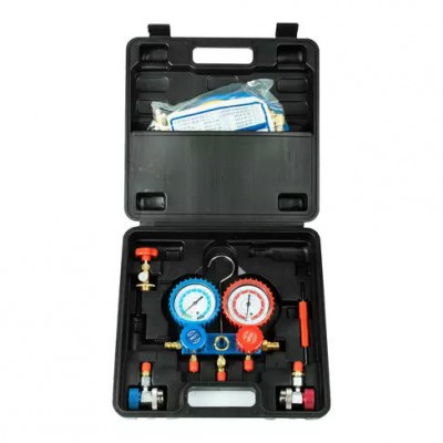 Набор для заправки, вакуумирования и проверки систем кондиционирования, r134a Набор для заправки, вакуумирования и проверки систем кондиционирования, r134a