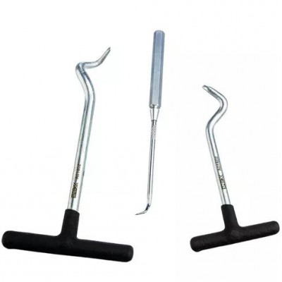 Набор крючков для демонтажа сальников и уплотнительных колец, 3 пр Набор крючков для демонтажа сальников и уплотнительных колец, 3 пр