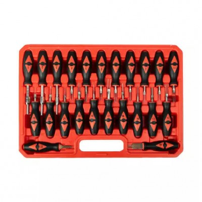 Набор приспособлений для разъединения электроконтактов 23 предмета SpecX A60060 Набор приспособлений для разъединения электроконтактов 23 предмета SpecX A60060