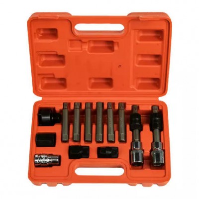 Набор для снятия шкива генератора и обгонной муфты, 13 пр