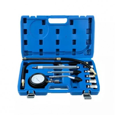 Компрессометр бензиновый, набор с гибкой, 2-мя жесткими насадками, 2-мя удлинителями и переходниками Компрессометр бензиновый, набор с гибкой, 2-мя жесткими насадками, 2-мя удлинителями и переходниками