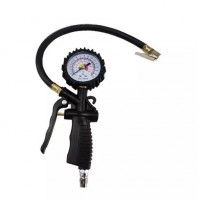 Подкачка шин с манометром 64 мм, усиленная композитная ручка, рукав 60 см