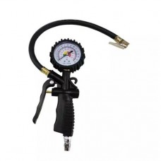 Подкачка шин с манометром 64 мм, усиленная композитная ручка, рукав 60 см