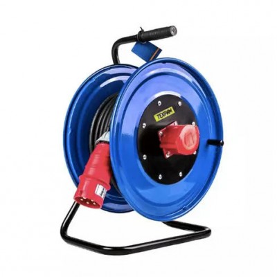 Удлинитель промышленный 380В 32А КГ 4х4 медь 50 м на катушке