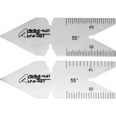 Шаблон для контроля заточки резьбовых резцов для квадратной, трапецеидальной и резьб 55 и 60 град.