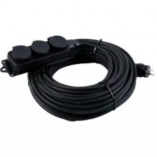 Удлинитель силовой КГ 3500 Вт 3 гнезда 50 м (c/з) IP44