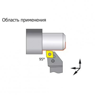 Державка токарная PCLNR 2525 M12C для пластин CNM. 1204.., правая  GARWIN INDUSTRIAL 230212-25*12