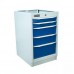 Тумба для верстака 5 ящиков синяя RAL5005  GARWIN INDUSTRIAL 004112-5005