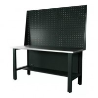 Верстак серии Industrial, 1700 мм, оцинк, экран 1000, серый RAL 7016 Верстак серии Industrial, 1700 мм, оцинк, экран 1000, серый RAL 7016