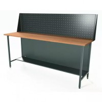 Верстак серии Standart, 2000 мм, фанера, экран 500, серый RAL 7016 Верстак серии Standart, 2000 мм, фанера, экран 500, серый RAL 7016