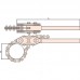 GARWIN GSS-TI300 Ключ трубный цепной искробезопасный 0-300 мм, 900 мм