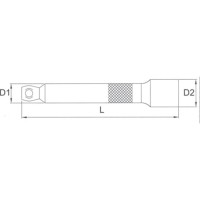 Licota AEB-H202 Удлинитель 1/4" 50 мм