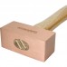 GARWIN GHT-HW0250C Молоток медный с деревянной рукояткой, 250 г