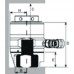 GARWIN 542060-1-M20*2,5 Домкрат тензорный c пружинным возвратом; 1-M20*2,5; 180 кН