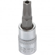 Licota H2TT30 Головка торцевая с вставкой torx с отверстием 1/4" T30H