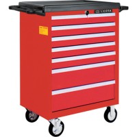 Licota AWX-2603RTSEK03 Тележка инструментальная 293 пр., 7 полок, пласт. стол., EVA, красная