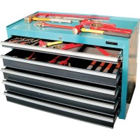 GARWIN GSK-19176 Набор инструментов искробезопасных 176пр., в инструментальном ящике, 5 полок