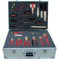 GARWIN GSK-1340 Набор инструментов искробезопасных 40пр., в алюминиевом кейсе