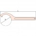 GARWIN GSS-VM24 Ключ радиусный для шлицевых гаек искробезопасный 135-145 мм