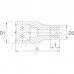 Licota E205 Головка торцевая 1/4" E5