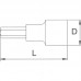 Licota H2H080 Головка торцевая с шестигранной вставкой 1/4" 8 мм